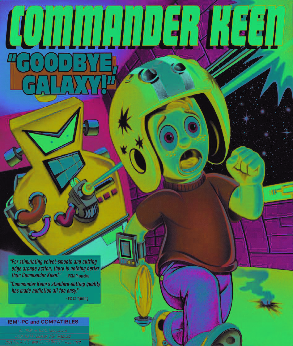 Commander Keen – серия компьютерных игр, разработанная id Software в начале 1990-х годов. Главный герой серии – Билли Блэйз – 8-летний мальчик-гений, который перемещается в пространстве под псевдонимом «Commander Keen». <a href=