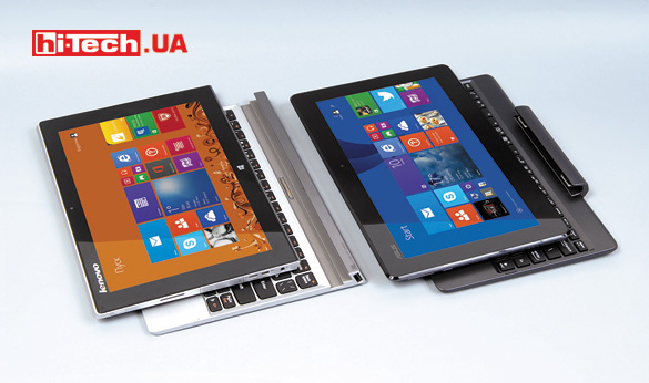 Windows-планшеты ASUS Transformer Book T100TAM и Lenovo Miix 2 10