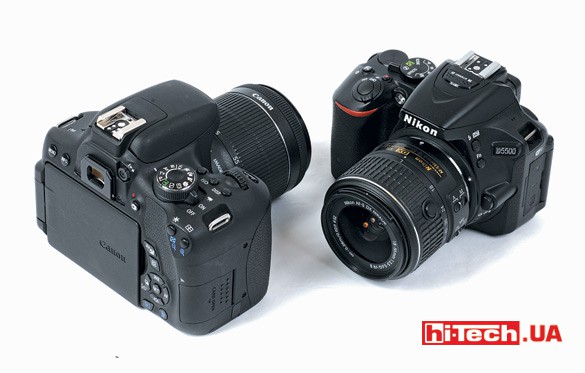 Сanon EOS 750D и Nikon D5500