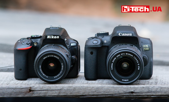 Камеры Сanon EOS 750D и Nikon D5500. <a href=