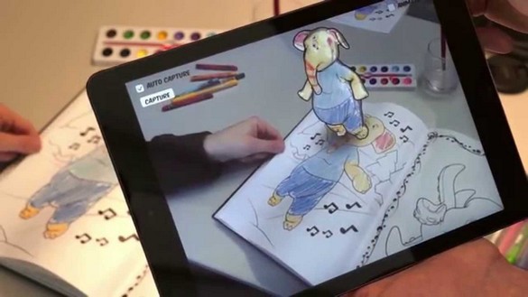 Live Texturing of Augmented Reality Characters from Colored Drawings 1