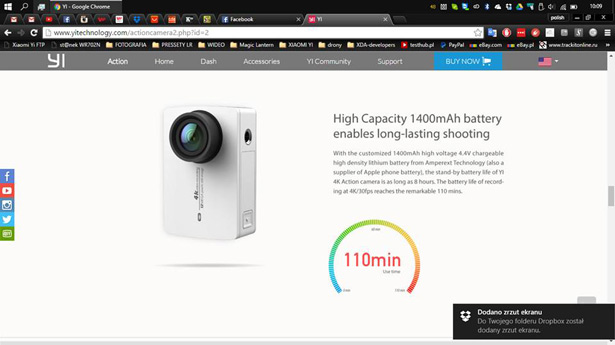Слухи об экшн-камере Xiaomi Yi 4K Action Camera