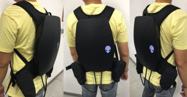virtual reality backpack Alienware 1
