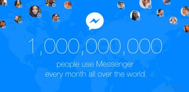 facebook messenger 1 bln users