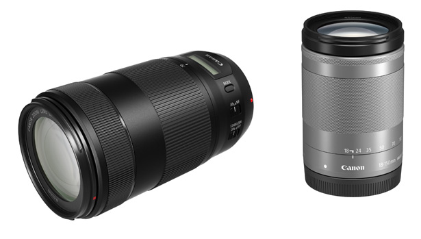 объективы Canon EF-M 18-150mm f/3.5-6.3 IS STM и EF 70-300mm F/4-5.6 IS II USM