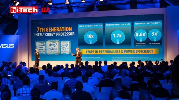 Презентация процессоров Intel Core седьмого поколения
