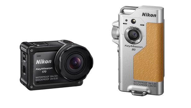 Nikon KeyMission 170 и KeyMission 80