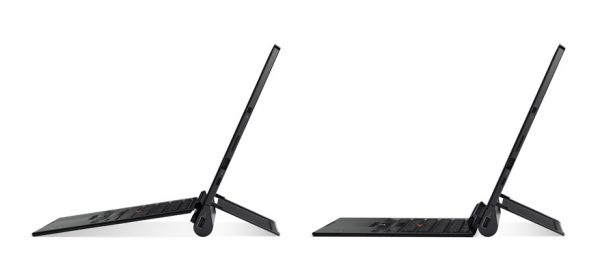 Конструкция пристегивающейся клавиатуры Lenovo ThinkPad X1 Tablet позволяет регулировать угол ее наклона