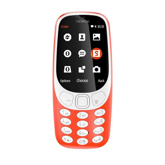 Nokia 3310 Warm Red front
