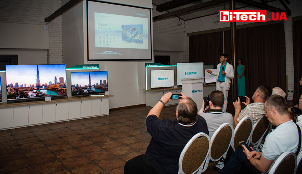 Презентация телевизоров Hisense в Украине
