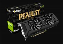 Palit GeForce GTX 1060 GamingPro OC+ с памятью GDDR5X