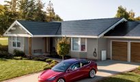 Tesla house solar panel