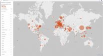 Карта заражения коронавирусом COVID-19 в мире
