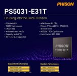 Phison PS5031-E31T specs